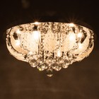 Люстра Светогор "Гродно" 8х60Вт Е27  LED подсветка хром 60х60см - фото 37097120