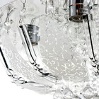 Люстра Светогор "Гродно" 8х60Вт Е27  LED подсветка хром 60х60см - фото 37097121