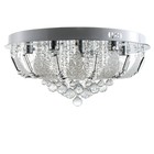 Люстра Светогор "Гродно" 8х60Вт Е27  LED подсветка хром 60х60см - фото 37097126