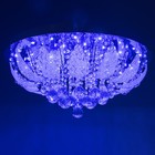 Люстра Светогор "Гродно" 8х60Вт Е27  LED подсветка хром 60х60см - фото 37097115