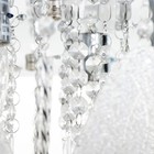 Люстра Светогор "Мельбурн" 4х60Вт Е27  LED подсветка хром 40х40см - фото 43739970