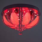 Люстра Светогор "Мельбурн" 4х60Вт Е27  LED подсветка хром 40х40см - фото 43739967