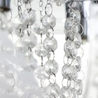 Люстра Светогор "Динчжоу" 4х60Вт Е27  LED подсветка хром 40х40см - фото 36664269