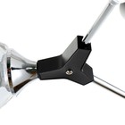 Люстра Светогор "Ночь" 8х60Вт Е27 черный/хром 95х95х32см - фото 37097133