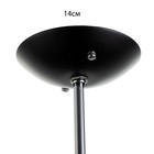 Люстра Светогор "Ночь" 8х60Вт Е27 черный/хром 95х95х32см - фото 37097135