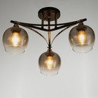 Люстра Светогор "Уровень" 3х60Вт Е27 черный 9556409