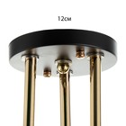 Люстра Светогор "Уровень" 3х60Вт Е27 черный 9556409