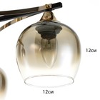 Люстра Светогор "Уровень" 3х60Вт Е27 черный 9556409