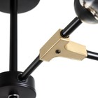 Люстра Светогор «Форма» 6×60 Вт Е27 черный 81×81×39 см - фото 48130413