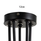 Люстра Светогор «Лайт» 5×60 Вт черный 62×62×28 см - фото 49609352