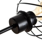 Люстра Светогор «Лайт» 5×60 Вт черный 62×62×28 см - фото 49609354