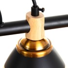 Люстра Светогор "Вечер" 5х60Вт Е27 черный 57х57х28см 9556426