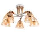 Люстра Светогор "Стар" 5х60Вт Е27 белый 53х53х27см 9556428