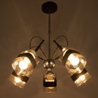 Люстра Светогор «Утро» 5×60 Вт Е27 черный - фото 37931524