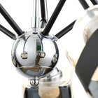 Люстра Светогор «Утро» 5×60 Вт Е27 черный - фото 37931525