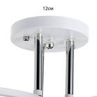 Люстра Светогор "Структура" 3х60Вт Е27 белый 51х51х29см - фото 37931543