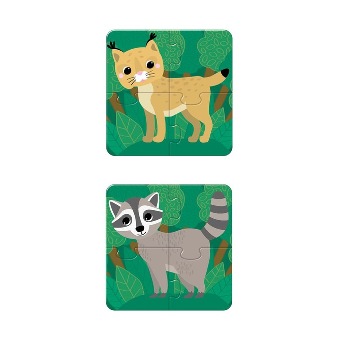 Пазлы MAXI «Собери свою зверюшку. Животные леса», 24 элемента 61949