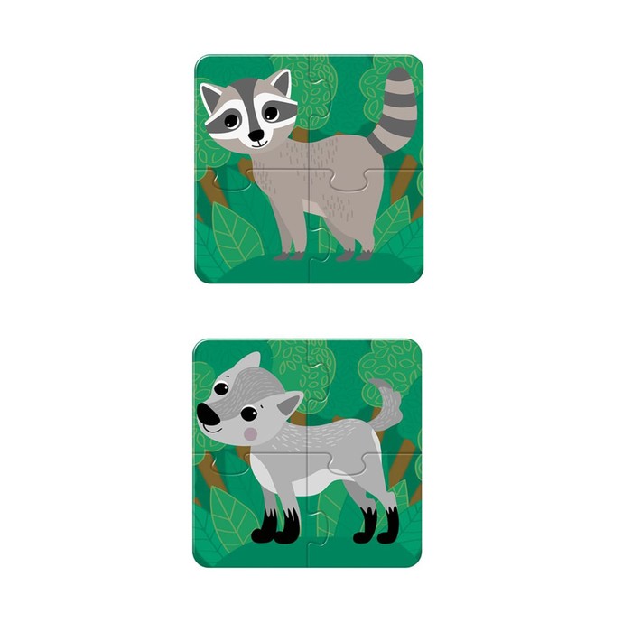 Пазлы MAXI «Собери свою зверюшку. Животные леса», 24 элемента 61949