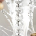 Люстра Светогор "Орлеан" 8х60Вт Е27  LED подсветка хром 60х60см - фото 22122927