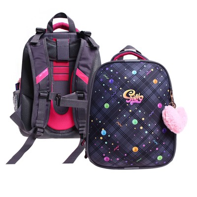 Рюкзак каркасный школьный 38×30×16 см, эргономичная спинка, Stavia Sweet