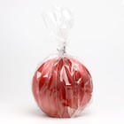 Свеча фигурная "Шар граненый", 6,5х6,5 см, красный - Фото 4