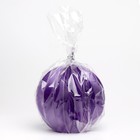 Свеча фигурная "Шар граненый", 6,5х6,5 см, фиолетовый - фото 9277152