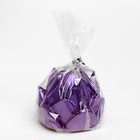 Свеча фигурная "Лотос", 6,6х6,5 см, фиолетовый - Фото 4