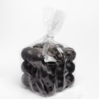 Свеча фигурная "Баблс" большой куб, 5х5х5 см, черный бархат - Фото 4