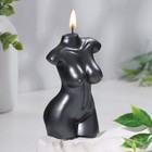 Свеча фигурная "Женский торс", 4х6х10 см, мокрый асфальт - фото 7806070