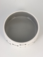 Миска «Рыбные косточки», 300 мл, 12.5×4.5 см, керамика, серая, белая  (артикул 9214851)  большой выбор товаров оптом и в розницу по низким ценам с доставкой