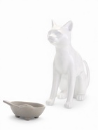 Миска «Голова кота», 150 мл, 14×12.5×6.5 см, керамика, серая - фото 68113501