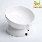 Миска «Фэншуй», 150 мл, 13×9 см, керамика, белая с лапками - Фото 2