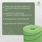 Коврик для фитнеса и йоги Sangh Tropics, нескользящий, 183×61×0.6 см, зелёный - Фото 2