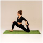 Коврик для фитнеса и йоги Sangh Tropics, нескользящий, 183×61×0.6 см, зелёный - Фото 11