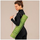 Коврик для фитнеса и йоги Sangh Tropics, нескользящий, 183×61×0.6 см, зелёный - Фото 6