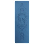 Коврик для фитнеса и йоги Sangh Moon, нескользящий, 183×61×0.6 см, синий - Фото 15