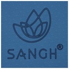 Коврик для йоги Sangh, 183х61х0,6 см, цвет синий - Фото 17