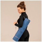 Коврик для фитнеса и йоги Sangh Moon, нескользящий, 183×61×0.6 см, синий - Фото 6