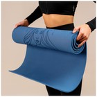 Коврик для фитнеса и йоги Sangh Moon, нескользящий, 183×61×0.6 см, синий - Фото 7