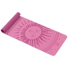 Коврик для йоги Sangh Sun, 183х61х0,6 см, цвет розовый - Фото 12