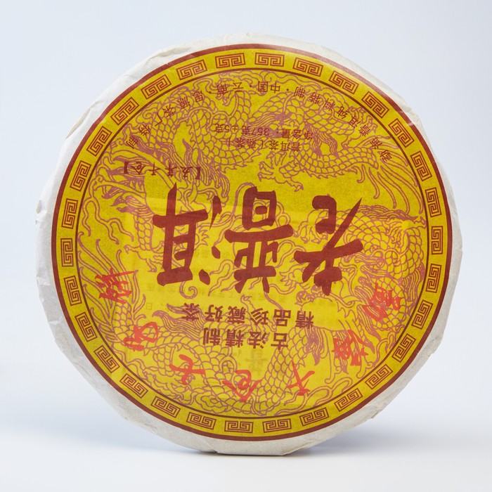 Китайский выдержанный чай "Шу Пуэр. Lao puer", 357 г, 2009 г, блин - Фото 1