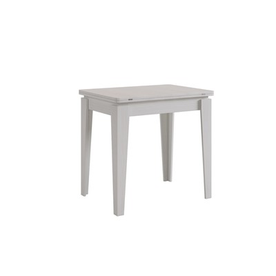 Стол обеденный раскладной «Фантазия», 800(1200)×600(800)×770(760) мм, цвет белый рамух