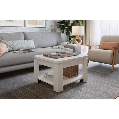 Стол – трансформер «Адам – 1», 700(1240)×620×430 мм, цвет белый рамух