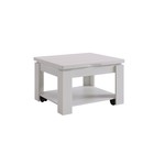 Стол – трансформер «Адам – 1», 700(1240)×620×430 мм, цвет белый рамух - Фото 8