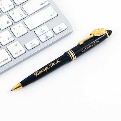 Ручка шариковая подарочная в конверте пластик, синяя паста, 1.0 мм «Выпускнику школы»