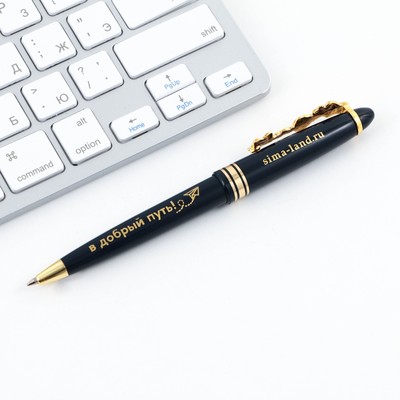 Ручка шариковая, в конверте, пластик, синяя паста, 1.0 мм «Лучший выпускник»