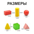 Деревянный цветной конструктор, 14 деталей - фото 34953349