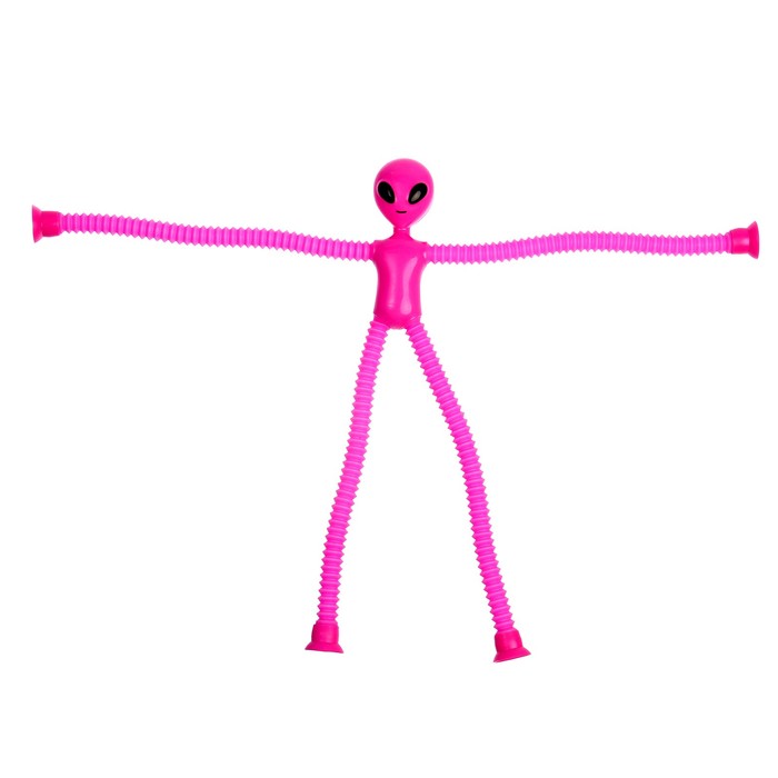Развивающая игрушка «Прешелец» с присосками, цвета МИКС - фото 1900368841