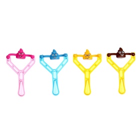 Рогатка - стрелялка «Какашка» (комплект 4 шт)