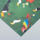 Бумага для скрапбукинга "Экзотические птицы" плотность 180 гр 15,5х17 см - Фото 3